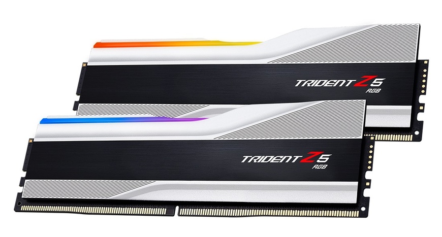 Модуль пам`ятi DDR5 2x16GB/6000 G.Skill Trident Z5 RGB Silver (F5-6000J4040F16GX2-TZ5RS) F5-6000J4040F16GX2-TZ5RS фото