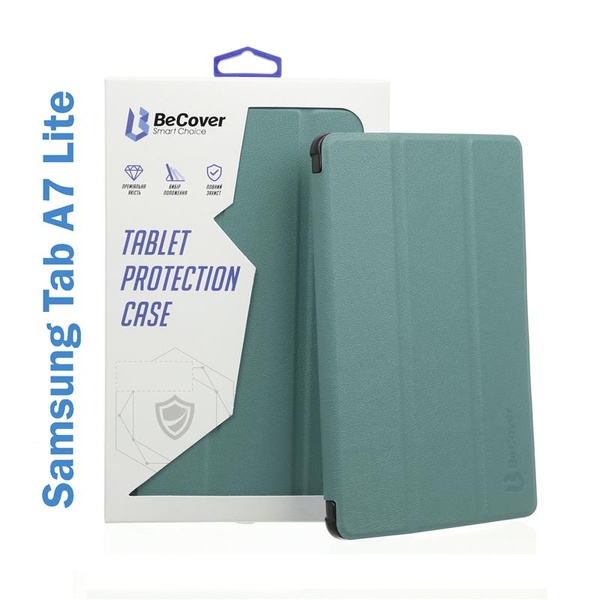 Чохол-книжка BeCover Smart для Samsung Galaxy Tab A7 Lite SM-T220/SM-T225 Dark Green (706457) 706457 фото