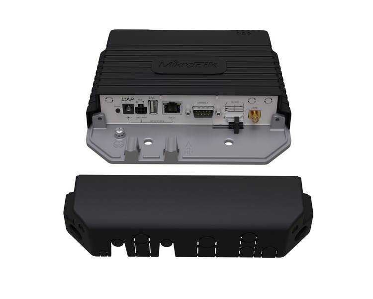 Точка доступу MikroTik LtAP LTE kit (RBLtAP-2HnD&R11e-LTE) (N300, 1хGE, 3xminiSIM, GPS, 2G / 3G / 4G, всепогодний корпус) RBLtAP-2HnD&R11e-LTE фото