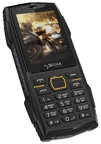 Мобільний телефон Sigma mobile X-treme AZ68 Dual Sim Black/Orange X-treme AZ68 фото