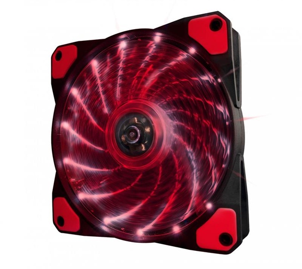 Вентилятор Frime Iris LED Fan 15LED Red OEM (FLF-HB120R15BULK) FLF-HB120R15BULK фото