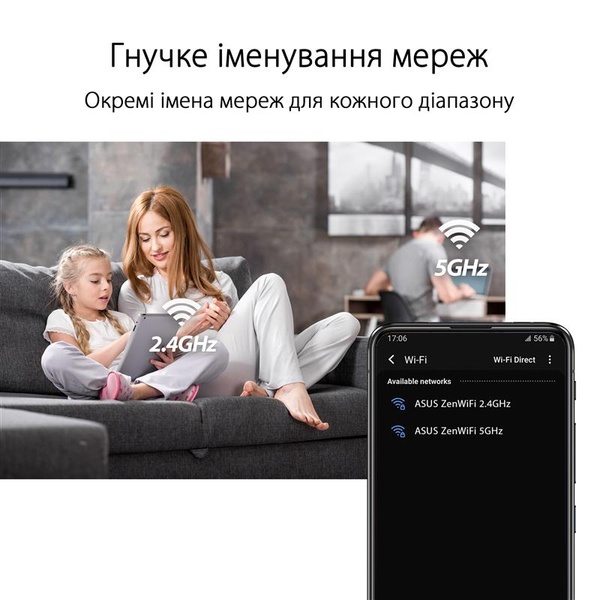 Wi-Fi Mesh система Asus ZenWiFi XD4 Plus 1pk White (90IG07M0-MO3C00) 90IG07M0-MO3C00 фото