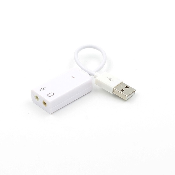 Звукова карта Voltronic USB-sound card (5.1) 3D sound White (YT-SC-5.1/W/03351) YT-SC-5.1/W/03351 фото