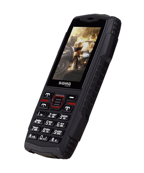 Мобільний телефон Sigma mobile X-treme AZ68 Dual Sim Black/Red X-treme AZ68 Black/Red фото