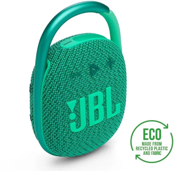 Акустична система JBL Clip 4 Eco Green (JBLCLIP4ECOGRN) JBLCLIP4ECOGRN фото
