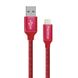 Кабель ColorWay USB-Lihgtning, 2.4А, 2м Red (CW-CBUL007-RD) CW-CBUL007-RD фото 1