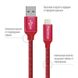 Кабель ColorWay USB-Lihgtning, 2.4А, 2м Red (CW-CBUL007-RD) CW-CBUL007-RD фото 2