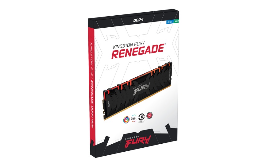 Модуль пам`яті DDR4 2x8GB/3600 Kingston Fury Renegade RGB (KF436C16RBAK2/16) KF436C16RBAK2/16 фото