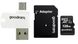 Карта пам`ятi MicroSDXC 128GB UHS-I Class 10 GOODRAM + SD-adapter + OTG Card reader (M1A4-1280R12) M1A4-1280R12 фото 1