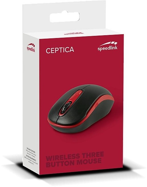 Миша бездротова SpeedLink Ceptica (SL-630013-BKRD) Black, Red USB SL-630013-BKRD фото