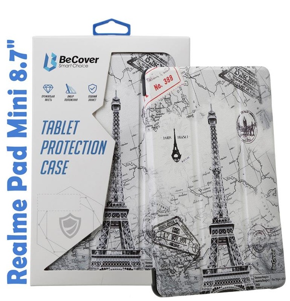 Чохол-книжка BeCover Smart для Realme Pad Mini 8.7" Paris (708263) 708263 фото