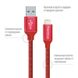 Кабель ColorWay USB-Lihgtning, 1м Red (CW-CBUL004-RD) CW-CBUL004-RD фото 2