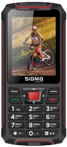 Мобільний телефон Sigma mobile X-treme PR68 Dual Sim Black/Red (4827798122129) 4827798122129 фото