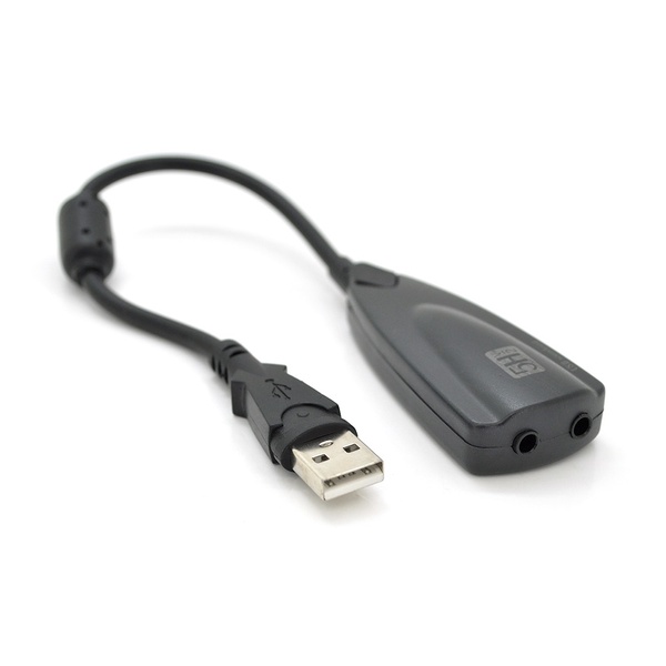 Звукова карта Voltronic USB-sound card (7.1) 3D sound Black (YT-SC-7.1/07386) YT-SC-7.1/07386 фото