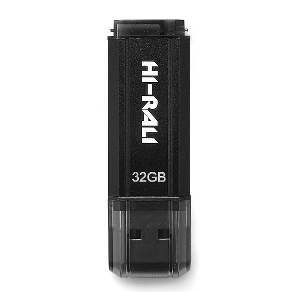 Флеш-накопичувач USB 32GB Hi-Rali Stark Series Black (HI-32GBSTBK) HI-32GBSTBK фото