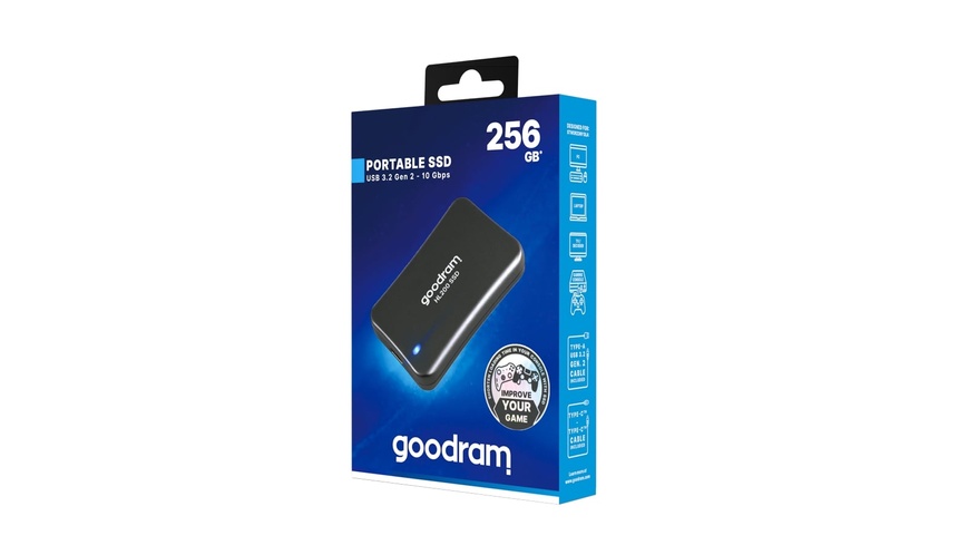 Накопичувач зовнішній SSD 2.5" USB 256GB Goodram HL200 (SSDPR-HL200-256) SSDPR-HL200-256 фото