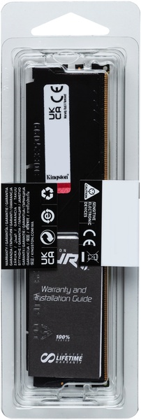 Модуль пам`яті DDR5 16GB/4800 Kingston Fury Beast Black (KF548C38BB-16) KF548C38BB-16 фото