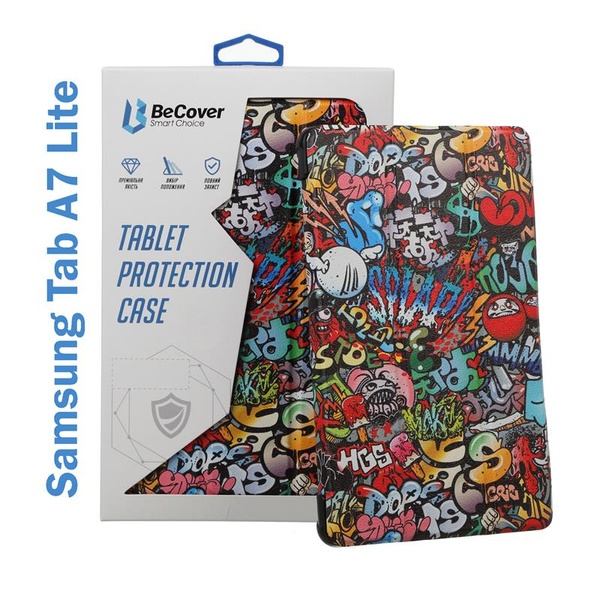 Чохол-книжка BeCover Smart для Samsung Galaxy Tab A7 Lite SM-T220/SM-T225 Graffiti (706465) 706465 фото