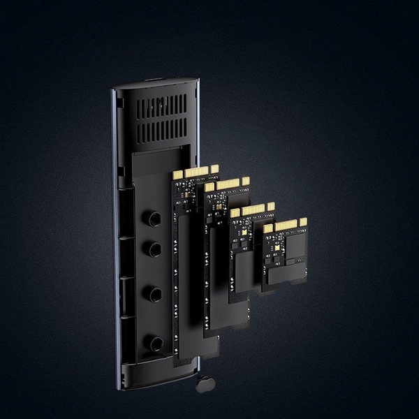 Зовнішня кишеня Ugreen для SSD M.2 (NVMe) M-Key 3.1 Gen2 CM400 Gray (10902) 10902 фото