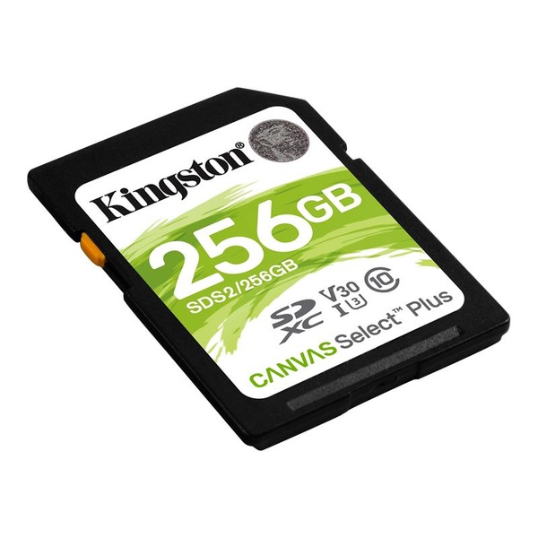 Карта пам`яті SDXC 256GB UHS-I/U3 Class 10 Kingston Canvas Select Plus R100/W85MB/s (SDS2/256GB) SDS2/256GB фото