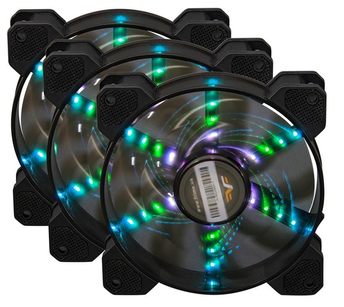 Набір Frime RGB-вентиляторів + Fun hub + ДУ Frime Iris Flicker KIT (IRISFLICKERKIT) IRISFLICKERKIT фото