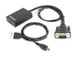 Адаптер Cablexpert HDMI - VGA (M/F), 0.15 м, Black (A-VGA-HDMI-01) A-VGA-HDMI-01 фото 2