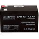 Акумуляторная батарея LogicPower 12V 7.5AH (LPM 12 - 7,5 AH) AGM LP3864 фото 2