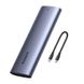 Зовнішня кишеня Ugreen для SSD M.2 (NVMe) M-Key 3.1 Gen2 CM400 Gray (10902) 10902 фото 1