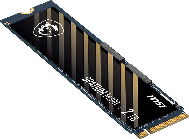 Накопичувач SSD 2TB MSI Spatium M390 M.2 2280 PCIe 3.0 x4 NVMe 3D NAND TLC (S78-440Q350-P83) S78-440Q350-P83 фото