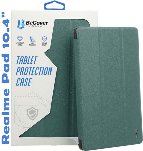 Чохол-книжка BeCover Smart для Realme Pad 10.4" Dark Green (708266) 708266 фото