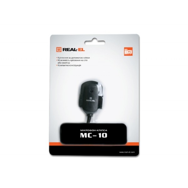 Мікрофон REAL-EL MC-10 EL124300001 фото
