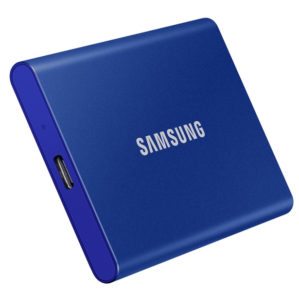 Накопичувач зовнішній SSD 2.5" USB 500GB Samsung T7 Indigo Blue (MU-PC500H/WW) MU-PC500H/WW фото