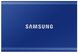 Накопичувач зовнішній SSD 2.5" USB 500GB Samsung T7 Indigo Blue (MU-PC500H/WW) MU-PC500H/WW фото 1