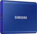 Накопичувач зовнішній SSD 2.5" USB 500GB Samsung T7 Indigo Blue (MU-PC500H/WW) MU-PC500H/WW фото 2