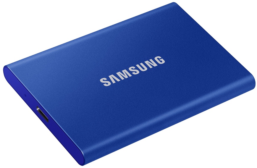 Накопичувач зовнішній SSD 2.5" USB 500GB Samsung T7 Indigo Blue (MU-PC500H/WW) MU-PC500H/WW фото