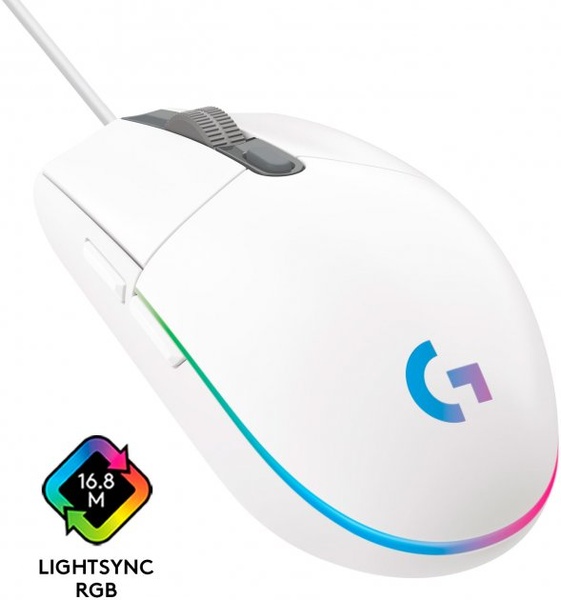 Мишка Logitech G102 Lightsync (910-005824) White USB 910-005824 фото