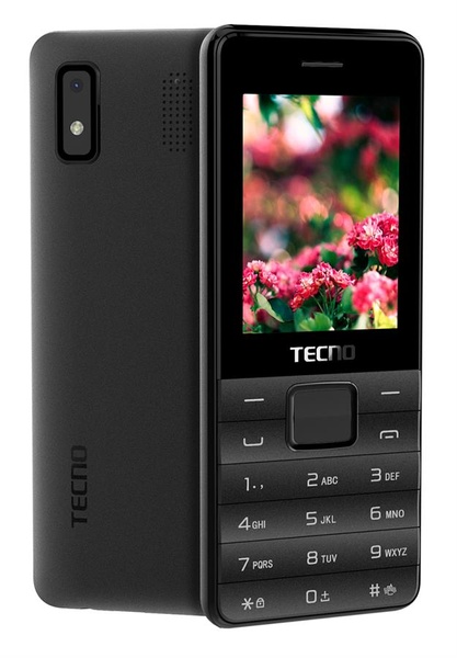 Мобiльний телефон Tecno T372 Triple Sim Black (4895180746833) 4895180746833 фото