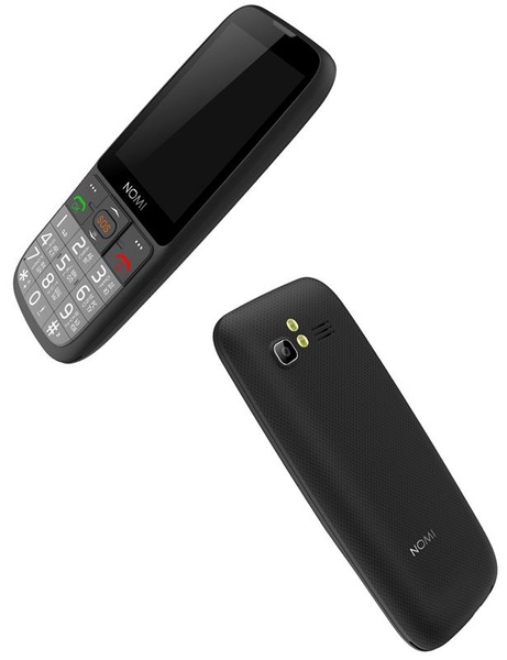 Мобiльний телефон Nomi i281+ Dual Sim Black Nomi i281+ Black фото