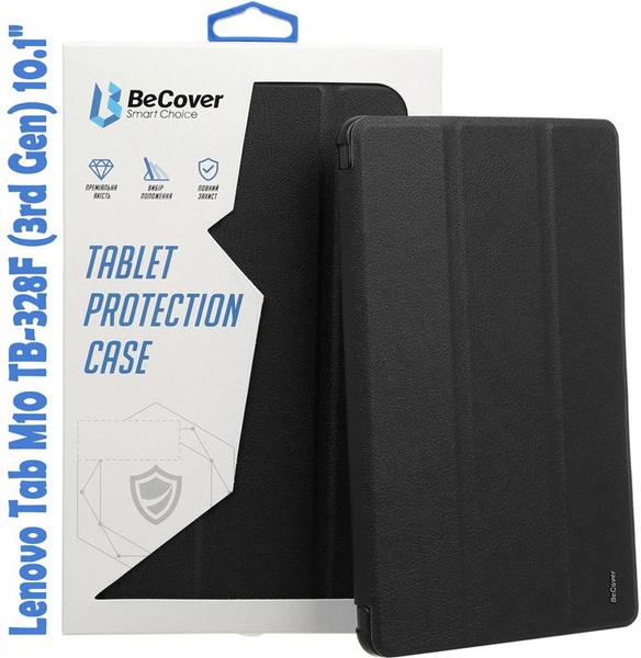 Чохол-книжка BeCover Smart для Lenovo Tab M10 TB-328F (3rd Gen) 10.1" Black (708281) 708281 фото