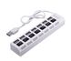 Концентратор USB2.0 Voltronic 7хUSB2.0 White (YT-H7SHS-W/10450), Blister YT-H7SHS-W/10450 фото 2