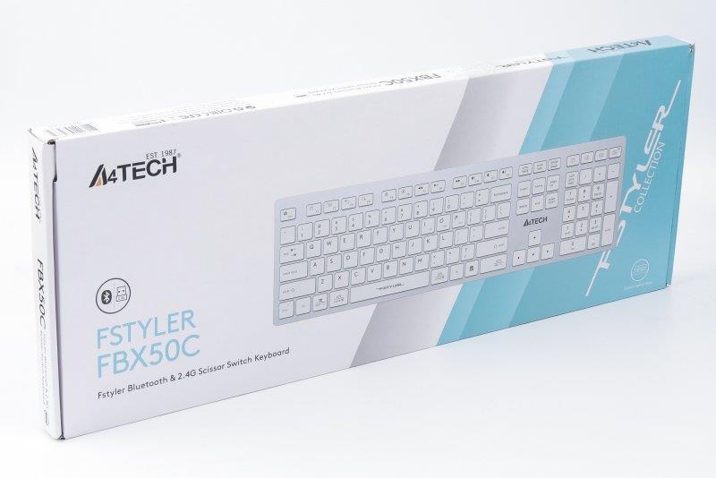 Клавіатура A4Tech FBX50C White FBX50C (White) фото