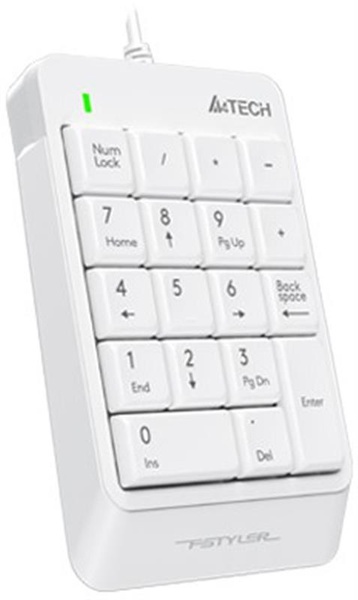 Цифровий клавiатурный блок A4Tech FK13P White FK13P (White) фото