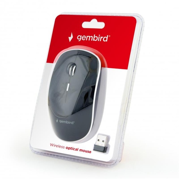 Мишка бездротова Gembird MUSW-4B-01 Black USB MUSW-4B-01 фото