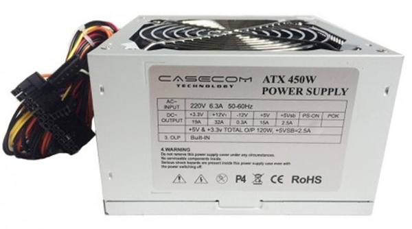 Блок живлення CaseCom (CM 450 ATX) 450W CM 450 ATX фото