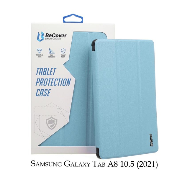 Чохол-книжка BeCover Smart для Samsung Galaxy Tab A8 SM-X200/SM-X205 Light Blue (707265) 707265 фото