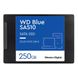 Накопичувач SSD 250GB WD Blue 2.5" SATAIII 3D TLC (WDS250G3B0A) WDS250G3B0A фото 1