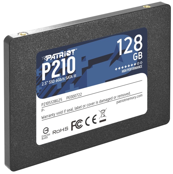 Накопичувач SSD 128GB Patriot P210 2.5" SATAIII TLC (P210S128G25) P210S128G25 фото