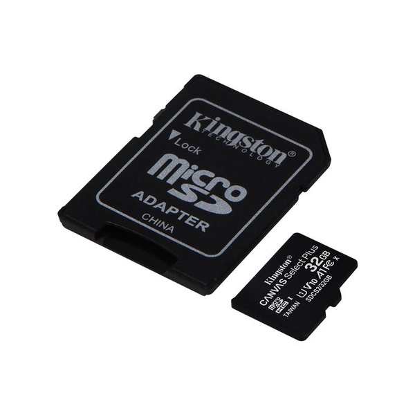 Карта пам`яті MicroSDHC 32GB UHS-I Class 10 Kingston Canvas Select Plus R100MB/s + SD-адаптер (SDCS2/32GB) SDCS2/32GB фото