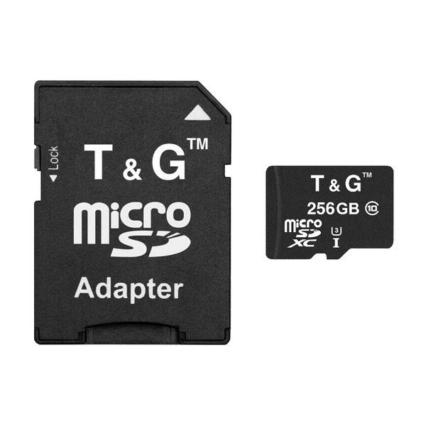 Карта пам`ятi MicroSDXC 256GB UHS-I U3 Class 10 T&G + SD-adapter (TG-256GBSD10U3-01) TG-256GBSD10U3-01 фото