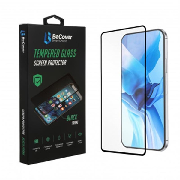 Захисне скло BeCover Premium для Samsung Galaxy A12 SM-A125 Black (705598) 705598 фото
